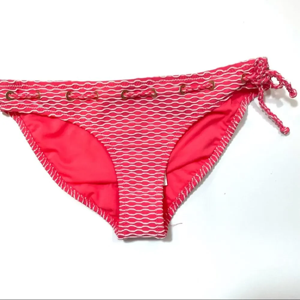 Jessica Simpson twiggy stripe textured swim bottom